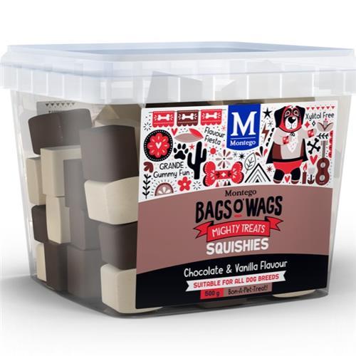 Montego Squishies Chocolate & Vanilla 500g