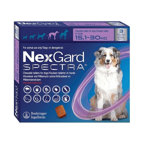 NexGard Spectra Large 15.1 - 30kg Single