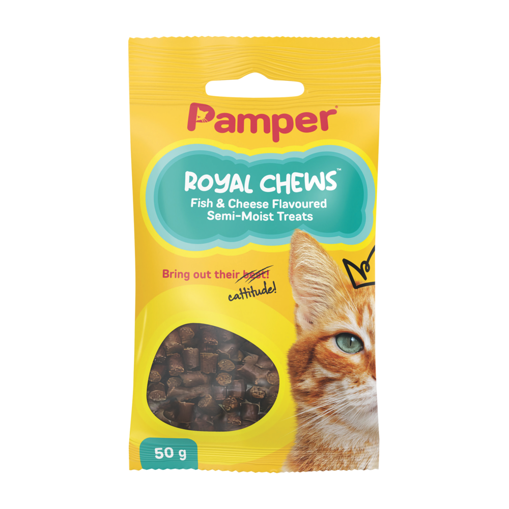 Royal Chews Fish & Cheese Straws 50g