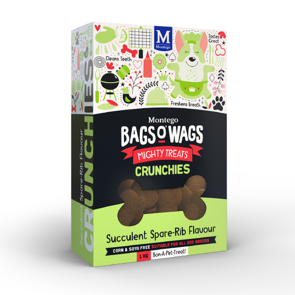 Montego Bags O Wags Spare Rib Flav 1kg