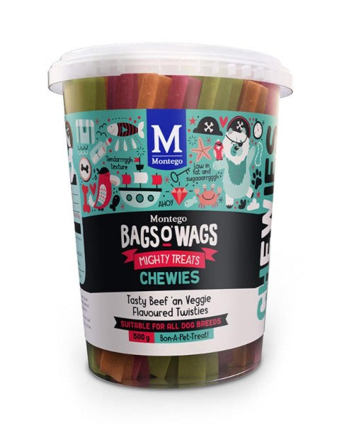 Montego Bags O' Wags Beef & Veggies 500g
