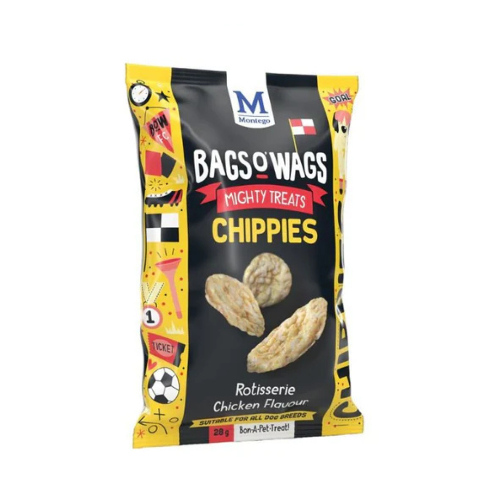 Montego Bags O' Wags Chips Chicken 28g