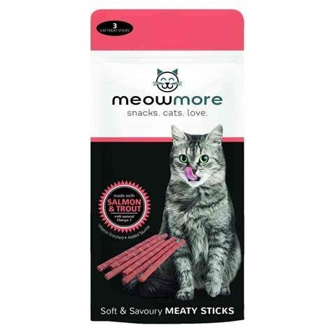 Meow More Salmon & Trout Flavour 15gr