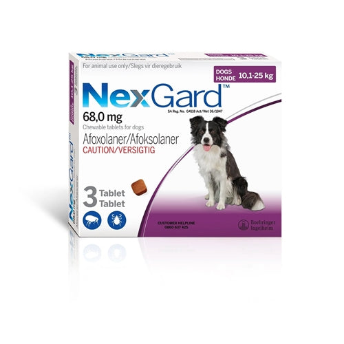 NexGard 10.7-25kg (3tabs)