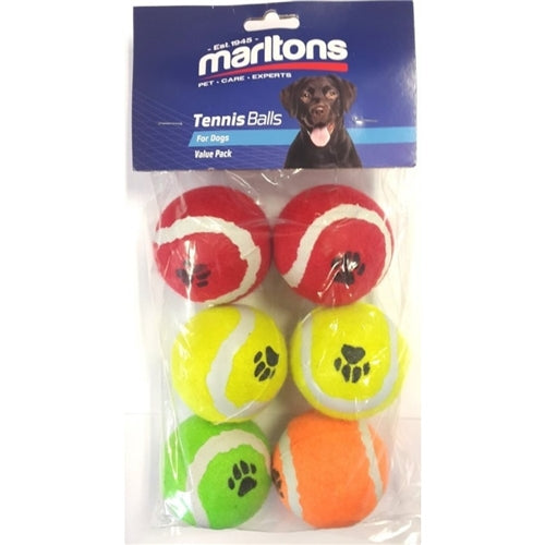 Marltons Tennis Ball 6's