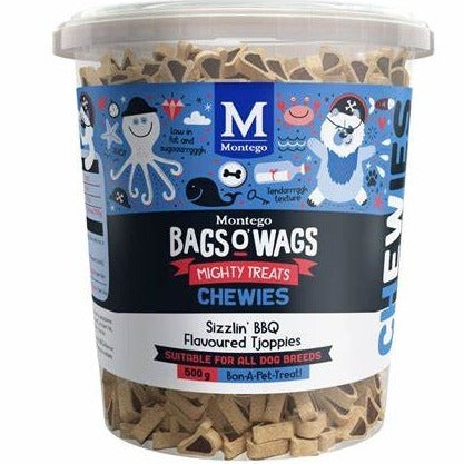 MONTEGO BAGS O WAGS chewies BBQ Tjopies