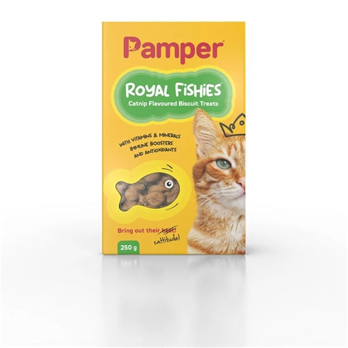 Pamper Royal Fishies Catnip Treats 250g