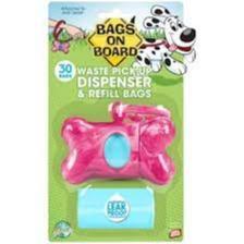 MARBLE PINK BONE DISPENSER +30BAGS