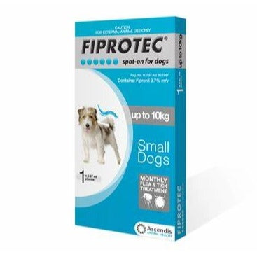 Fiprotec Small Blue 0-10Kg Spot On
