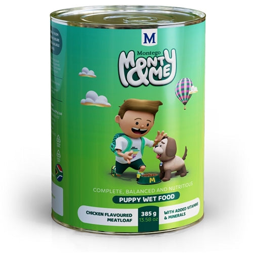Montego Monty & Me Puppy Wet 385g