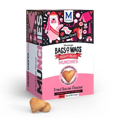 Montego Bags  O'Wags Munchies Bacon 350g