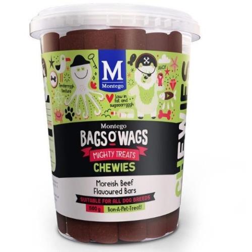 Montego Bags O Wags  Beef bars 500gr