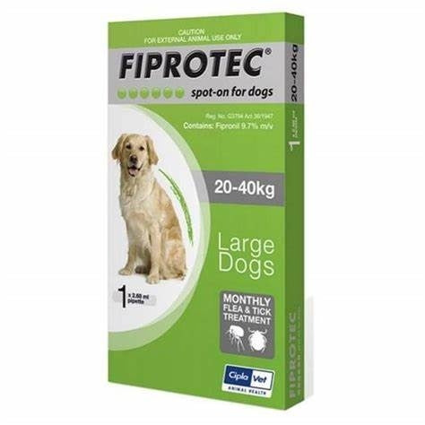 Fiprotec Large Green 20-40Kg Spot On