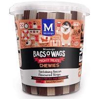 Montego Bags of Wags Bacon Strips 500gr