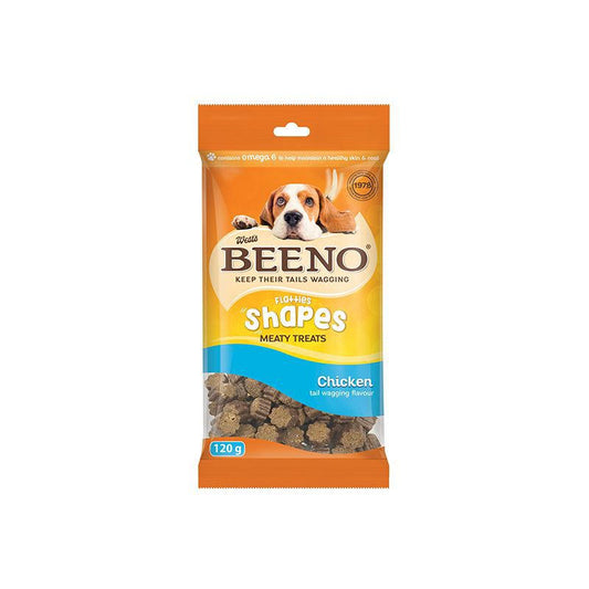 BEENO Flatties Shapes Chicken Flavour 120g - Petssmart Value (Pty) Ltd. - 