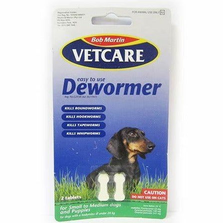 Bob Martin Vetcare Dewormer S-M Dogs 2'S - Petssmart Value (Pty) Ltd. - 