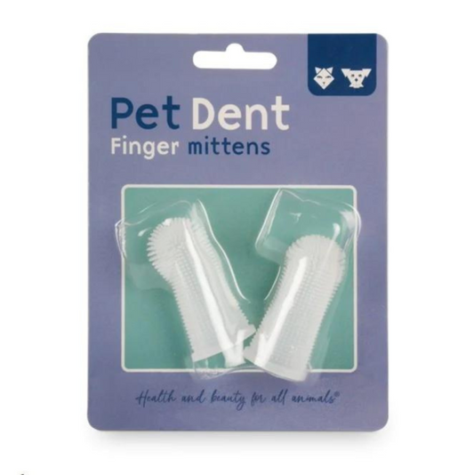 Pet Dent Finger Mittens 2pk