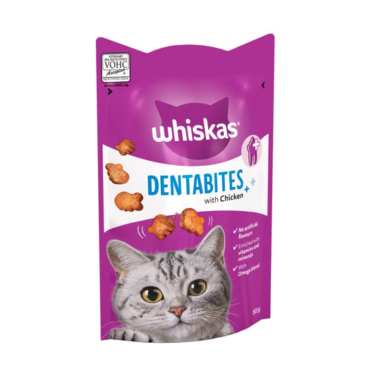 Whiskas Cat Dentabites Chicken 50g