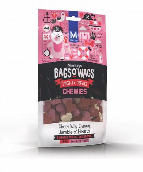 Montego Bags Of Wags Hearts mix 120g