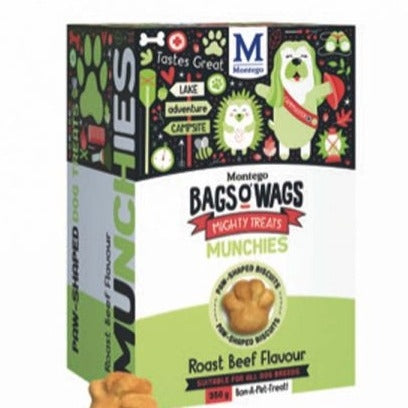 Montego Bags o' Wags Munchies Beef 350g