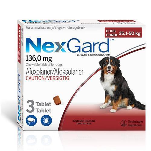 NexGard 25.1 - 50kg (3 tabs)