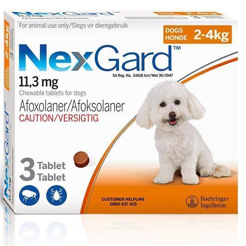 NexGard 2-4kg (3tabs)