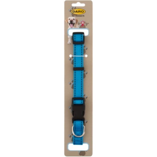 Nylon collar neon blue 20mm*14-20