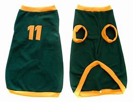Dog Jersey Green Size 11