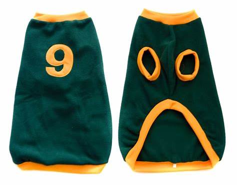 Dog Jersey Green Size 9