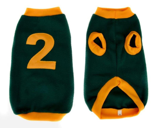 Dog Jersey Green Size 2