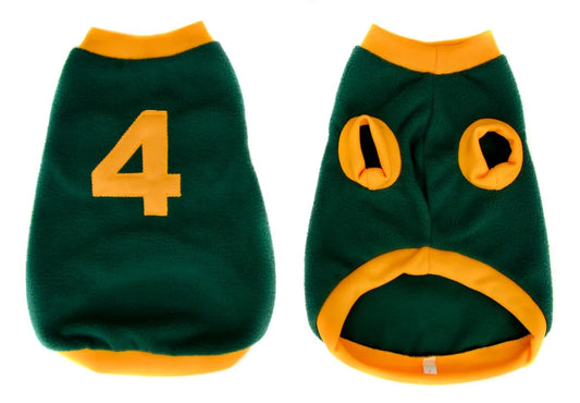 Dog Jersey Green Size 4 Large