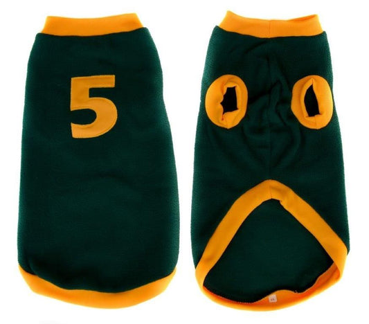 Dog Jersey Green Size 5