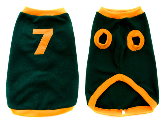 Dog Jersey Green Size 7