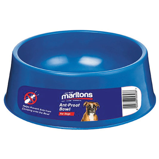 Marltons Dog Bowl Ant Res XL Blue