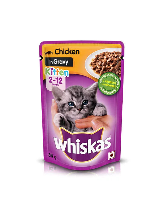Whiskas Kitten Chicken In Gravy 85g
