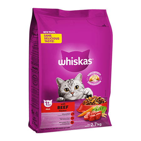 Whiskas Beef 2.7kg